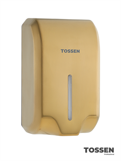TOSSEN AL-7206 MS (Imperial Gold) - сенсорный диспенсер для мыла/дезинфицирующих средств (капля) - фото 18399