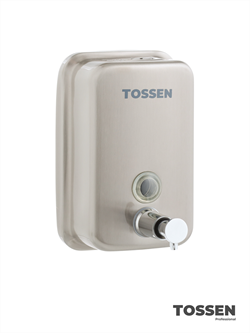 TOSSEN MN-500 M (Steel Line) - механический диспенсер жидкого мыла - фото 18670