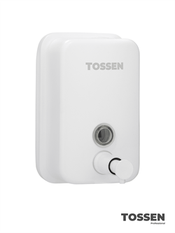 TOSSEN MN-500 MW (Arctic White) - механический диспенсер жидкого мыла - фото 18869