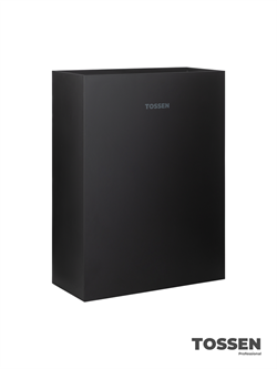 TOSSEN MV 2400 MB - прямоугольное мусорное ведро, 25л. (коллекция "Матовый чёрный") - фото 18936