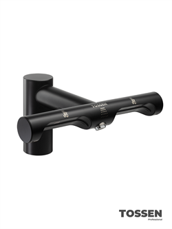 TOSSEN LS 1702 MB  - смеситель с сушилкой для рук (бесщеточный мотор) (коллекция "Матовый чёрный") - фото 19008