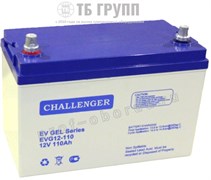 Challenger EVG12-110 - гелевый тяговый аккумулятор, 12 В