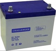 Challenger EV12-75 - AGM - тяговый аккумулятор, 12 В