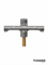 TOSSEN DH 1709 MM  - смеситель с сушилкой для рук (бесщеточный мотор) (коллекция "Благородный графит") - фото 19196