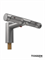 TOSSEN DH 1709 MM  - смеситель с сушилкой для рук (бесщеточный мотор) (коллекция "Благородный графит") - фото 19198